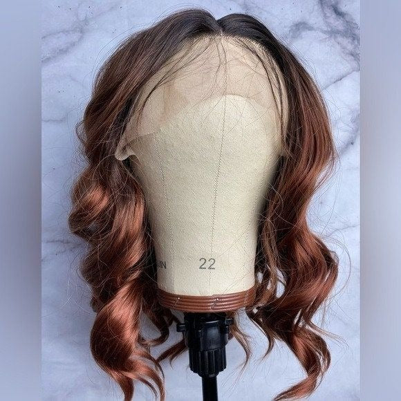 Brown Hair Wig,Brunette Wig,Chemo Wig,Cosplay Wig,Dark Brown Wig,Auburn Wig,Brown Lace Front Wig