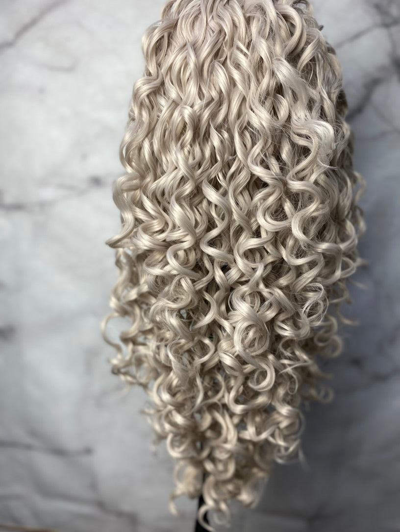 Silver Grey Lace Front Wig