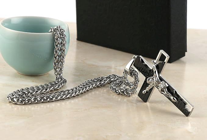 Men's Stainless Steel Cross Chain