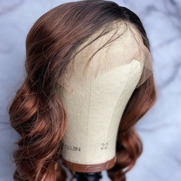 Brown Hair Wig,Brunette Wig,Chemo Wig,Cosplay Wig,Dark Brown Wig,Auburn Wig,Brown Lace Front Wig