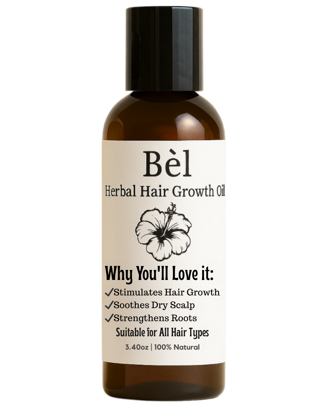 Bèl Herbal Hair Growth Oil-Rosemary + Fenugreek