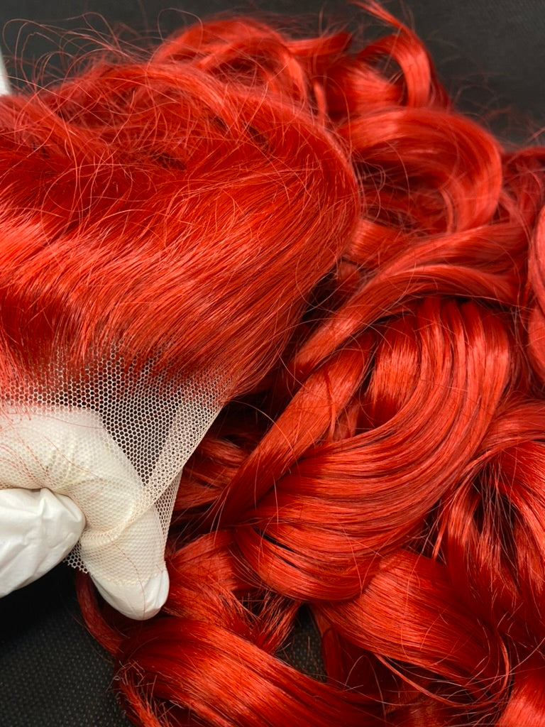 Rose Red Cosplay Wigs,Lace Front Wig