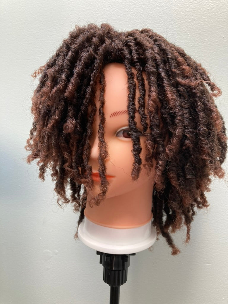 Ombre Brown Twist Dreadlock Wigs