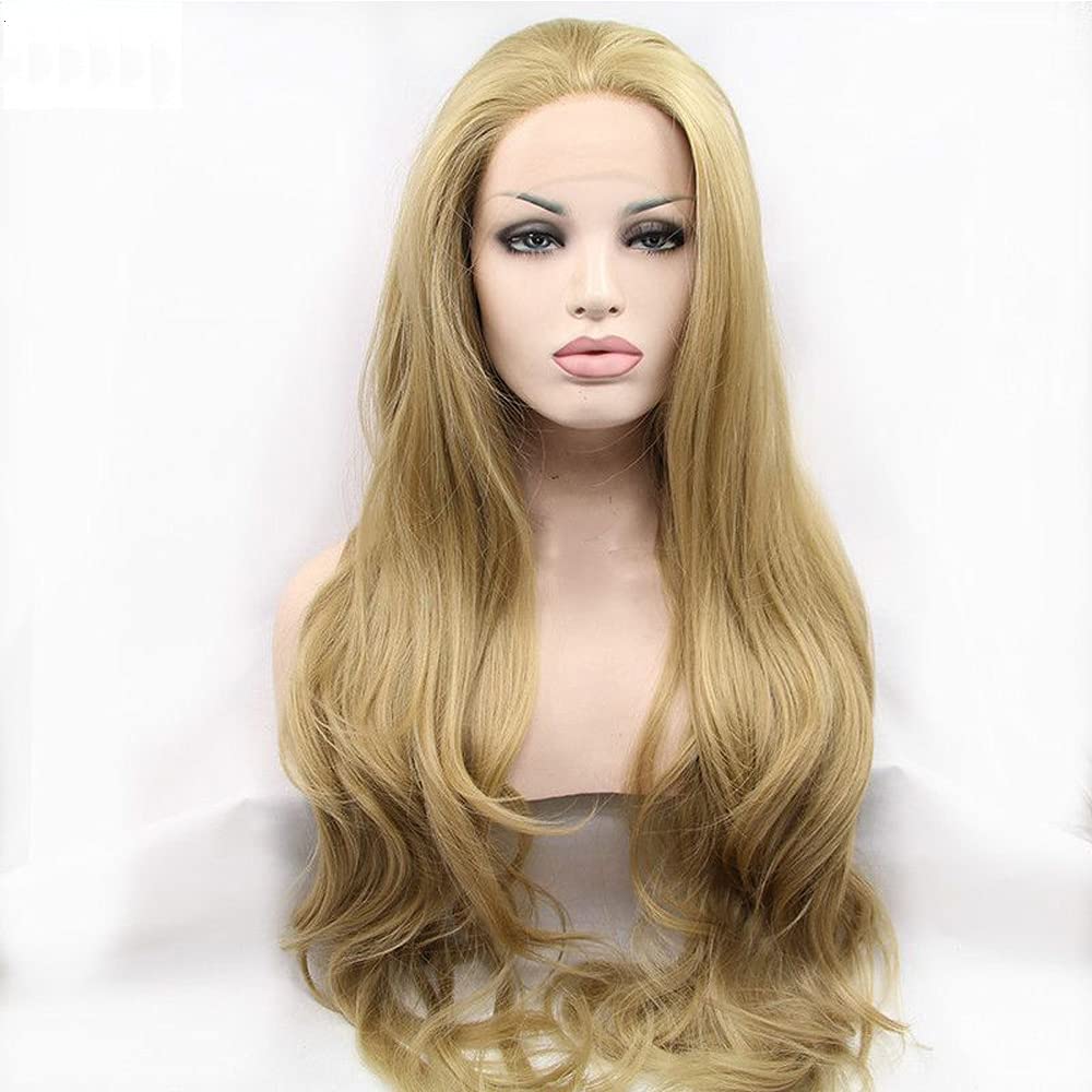 Ash Blonde Lace Front Wig-Synthetic