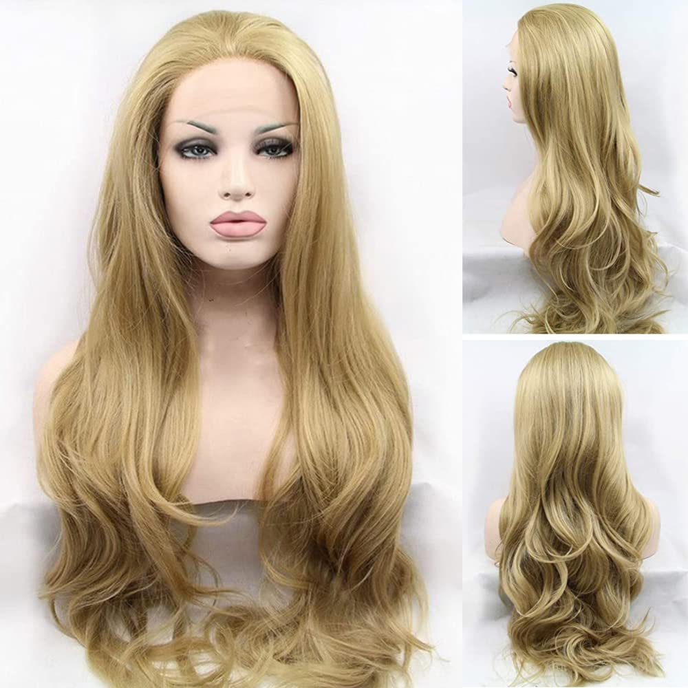 Ash Blonde Lace Front Wig-Synthetic