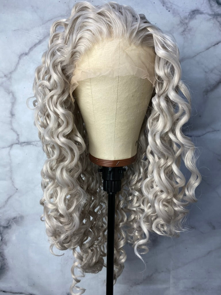 Silver Grey Lace Front Wig