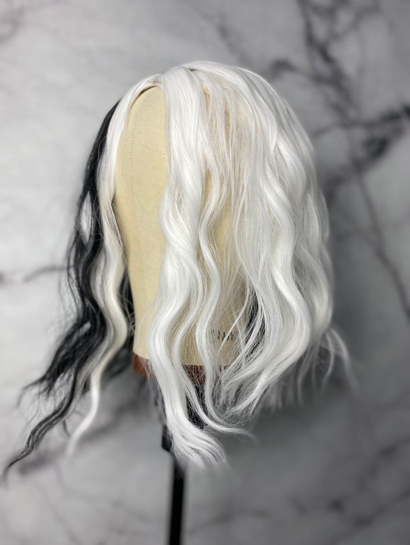Cruella Wig - White and Black Hair Wig