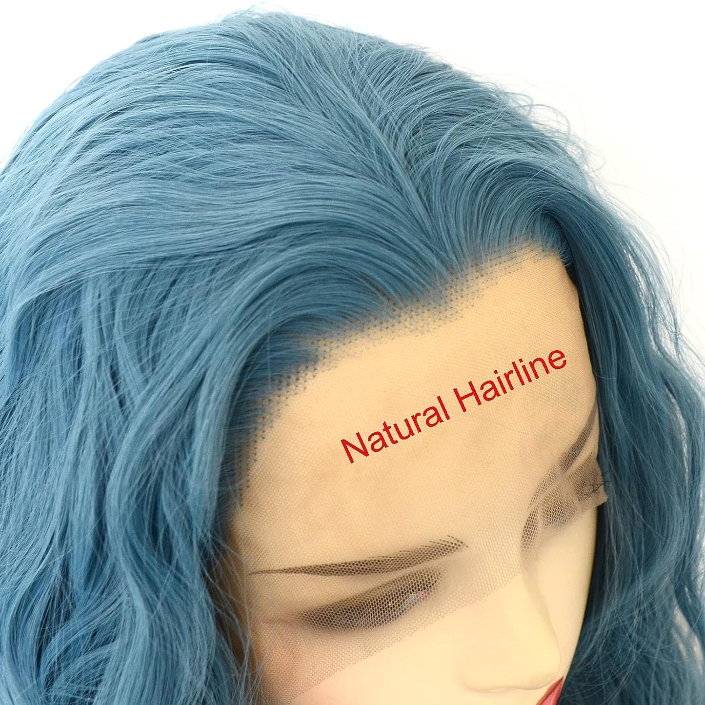 Loose Wave Blue Lace front wig