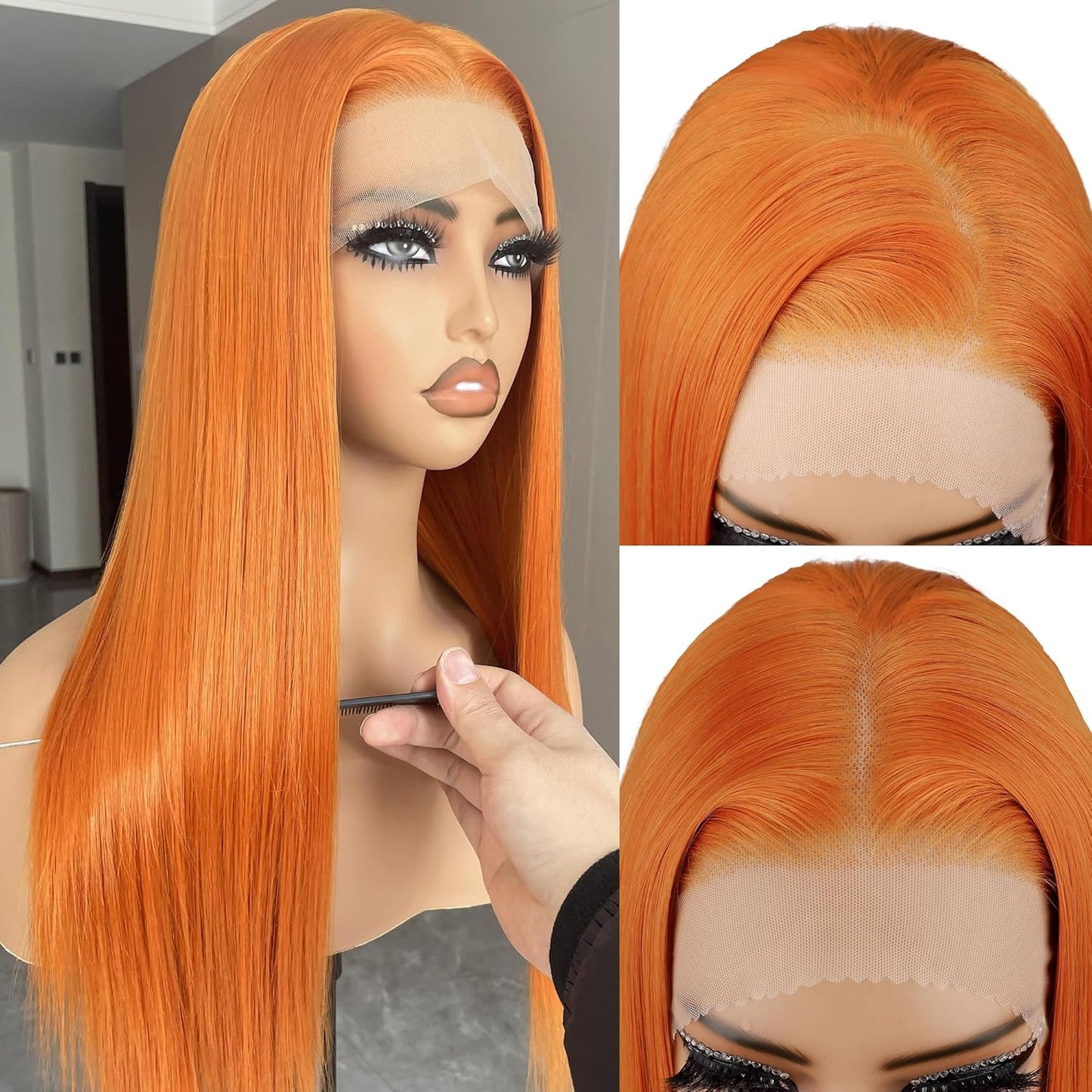 ORANGE HAIR WIG