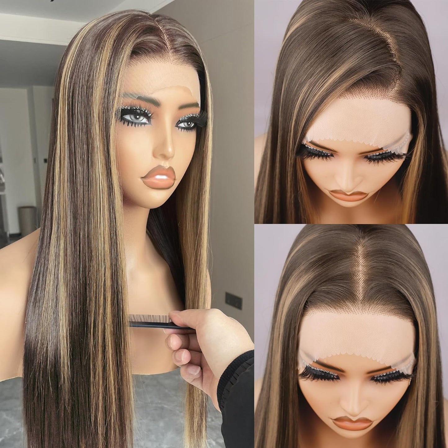 OMBRE HIGHLIGHT LACE FRONT WIG