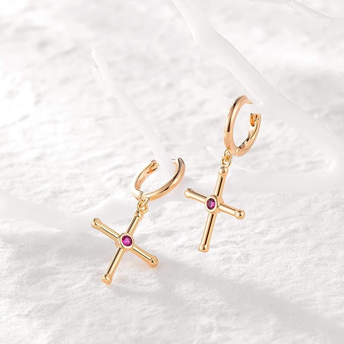 Gold Cuff Earrings Huggie Earrings for Women