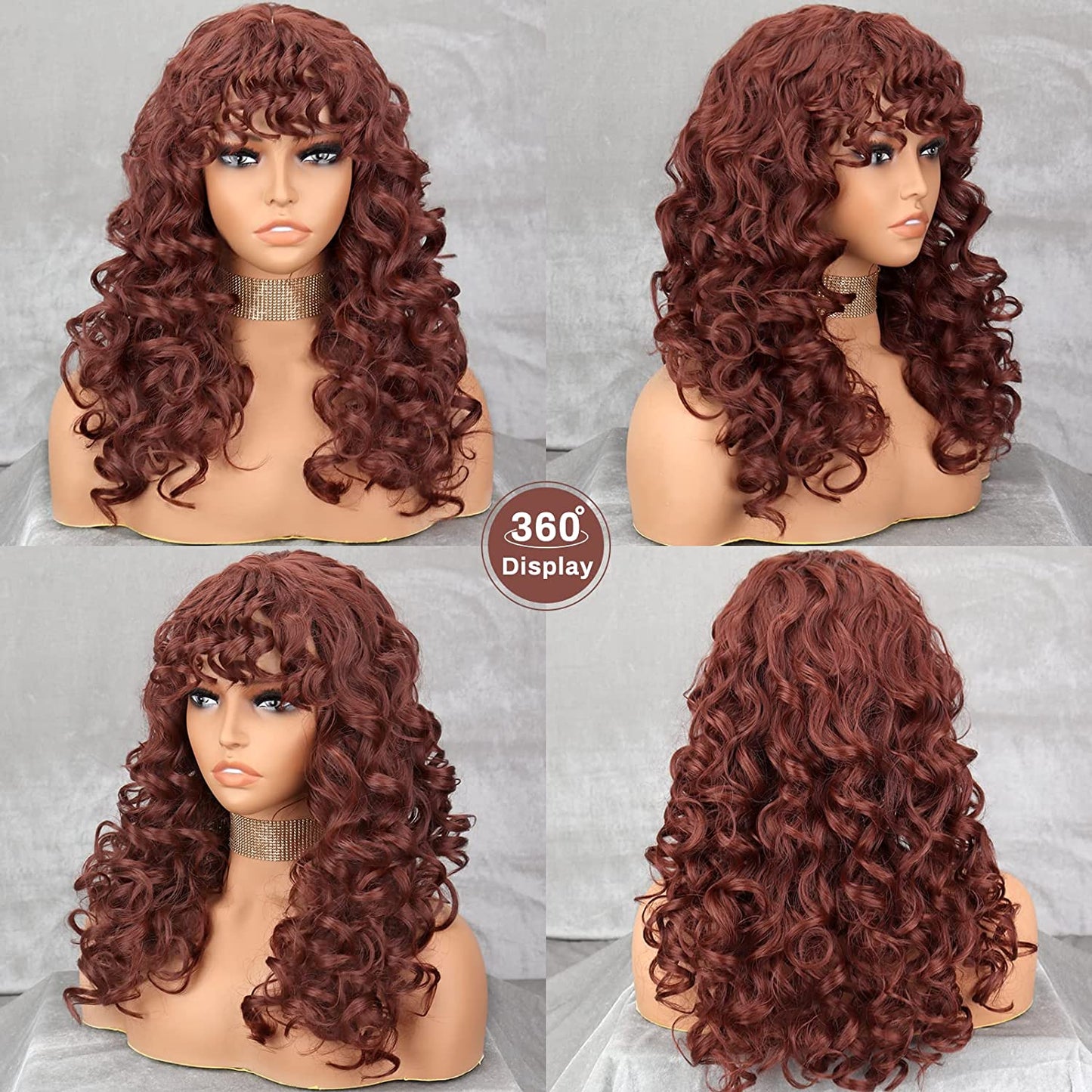 Shoulder Length Curly Afro Wig for Black Women