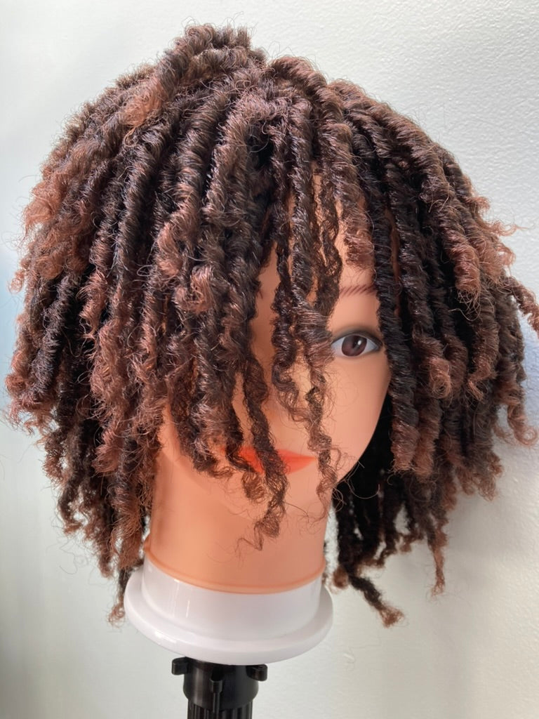 Ombre Brown Twist Dreadlock Wigs
