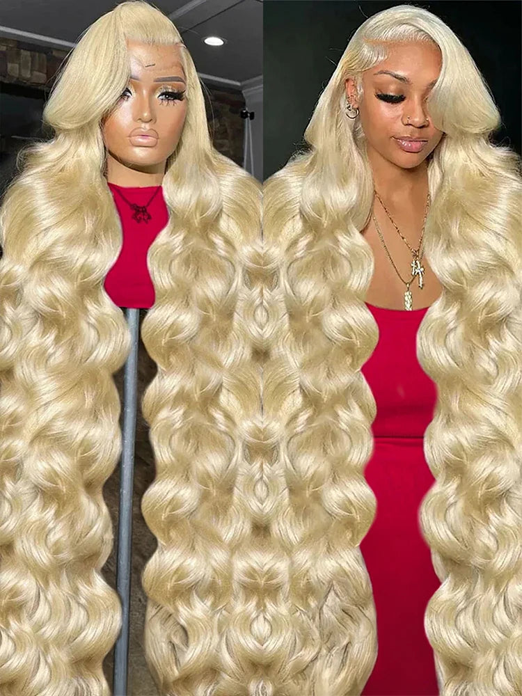 36–40 Inch 613 Blonde Body Wave Wig