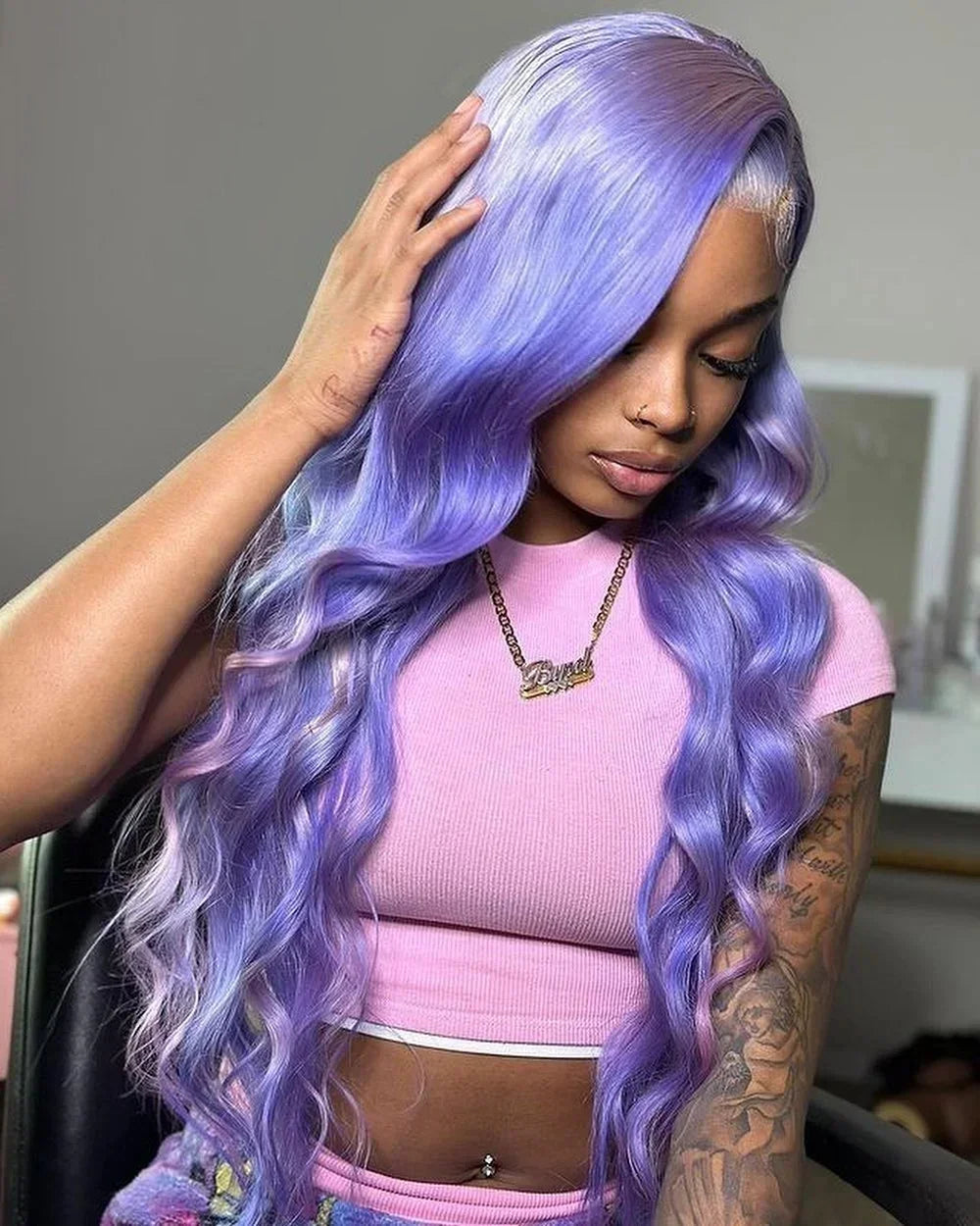 36–40 Inch 613 Blonde Body Wave Wig