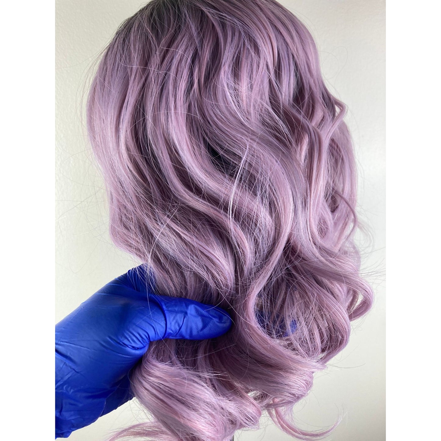 Lilac Purple Wig,Short Bob Wigs,Black Roots Purple Wigs,Lace Front Wig,Curly Purple Wig,Luxury Wig,Ombre Purple Lace Wig,Anime Hair Wig,Wigs