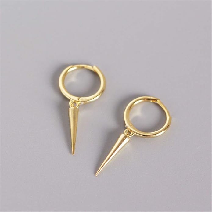 gold Tribal Triangle Drop Dangling