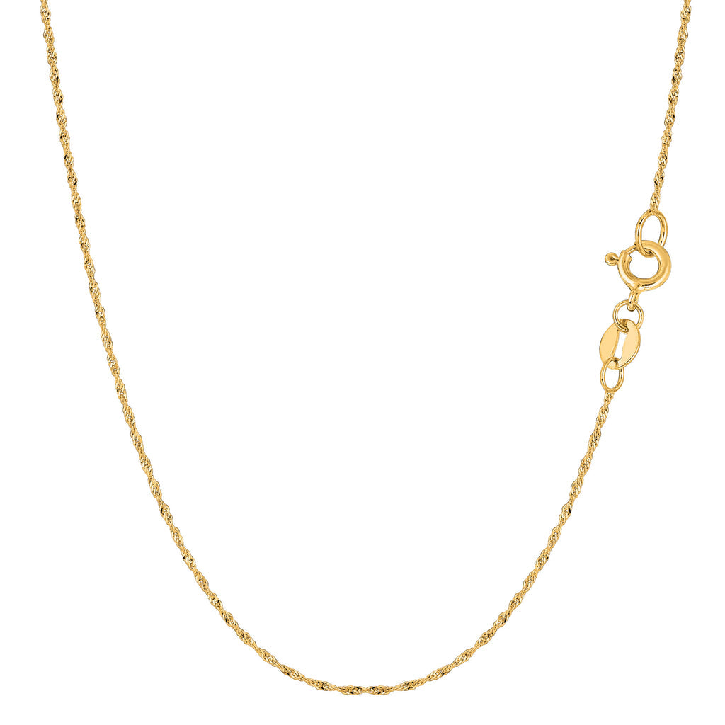 14K Yellow Gold 2mm Singapore NecklaceGold Jewelry,Mens JewelryWomens Jewelry,Fine Jewelry,Fashion Jewelry14K Gold Jewelry,Jewelry GiftsHoliday Gifts,Mothers Day Gifts,Fathers Day Gifts,Gifts for MomGifts for Dad,Gifts for Her,Gifts for Him,Fancy Jewelry
