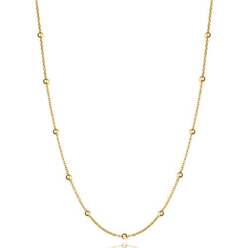 Turandoss Dainty Layering Pearls Necklace