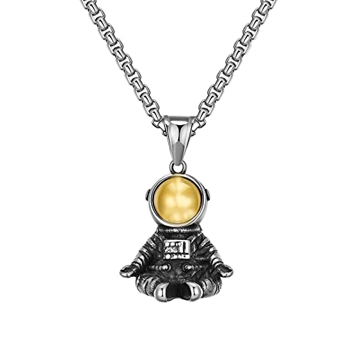 Men's Vintage Gothic Pendant Necklace Steampunk Punk