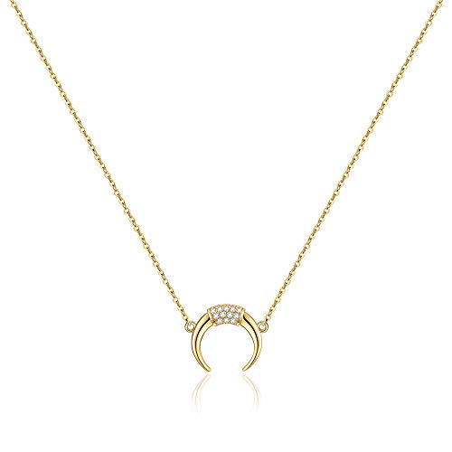 Turandoss Dainty Layering Pearls Necklace