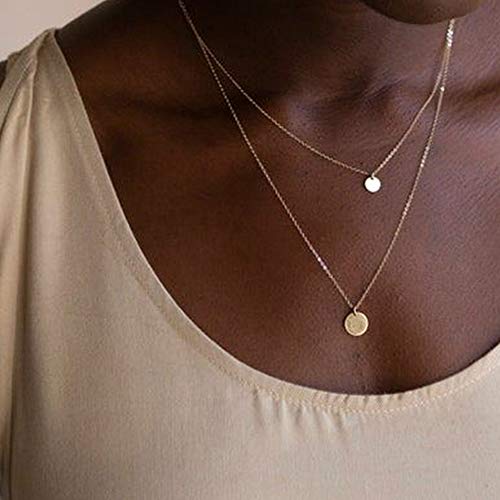Turandoss Dainty Layering Pearls Necklace