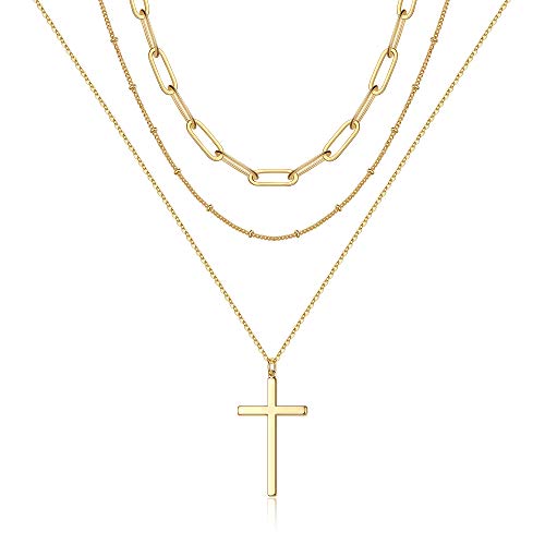 Turandoss Dainty Layering Pearls Necklace
