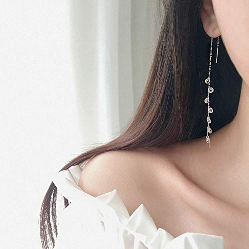 925 Sterling Silver Tassel Drop Earrings