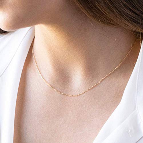 Turandoss Dainty Layering Pearls Necklace