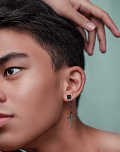 PUNK Stainless Steel Earrings Hoop 15-SET