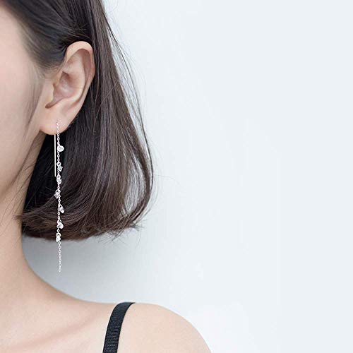 925 Sterling Silver Tassel Drop Earrings