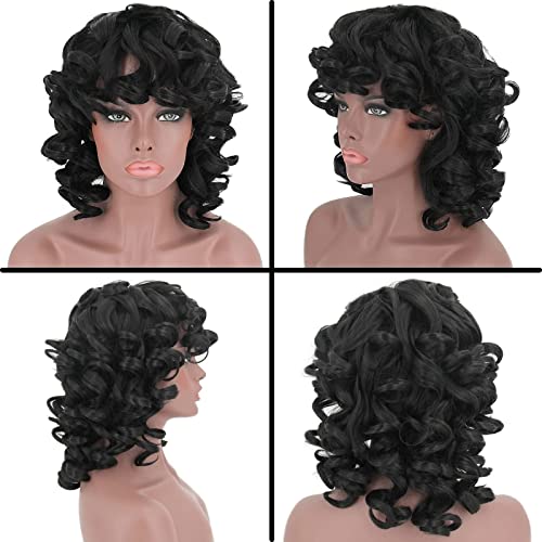 Short Curly Kinky Wigs for Women
