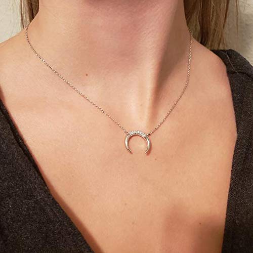 Turandoss Dainty Layering Pearls Necklace