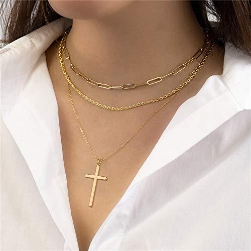 Turandoss Dainty Layering Pearls Necklace