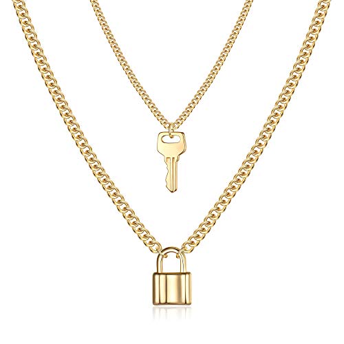 Turandoss Dainty Layering Pearls Necklace