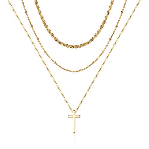 Turandoss Dainty Layering Pearls Necklace