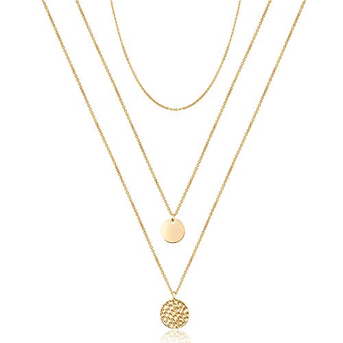 Turandoss Dainty Layering Pearls Necklace