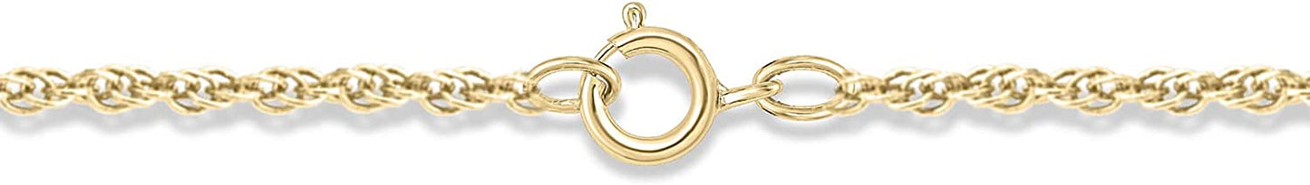10Karat Yellow , Rose or White Gold Infinity Diamond Necklace For Women