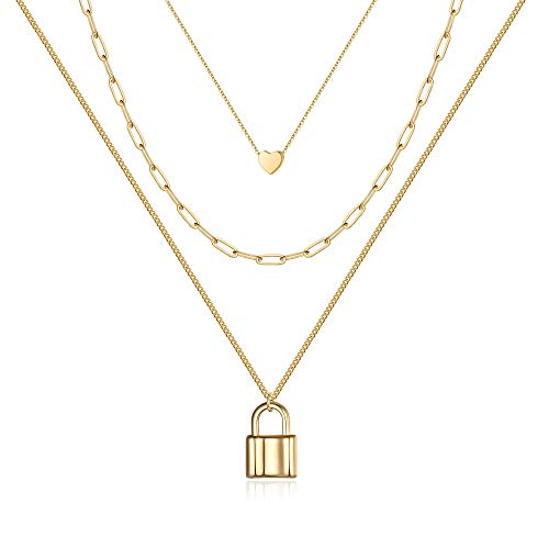 Turandoss Dainty Layering Pearls Necklace