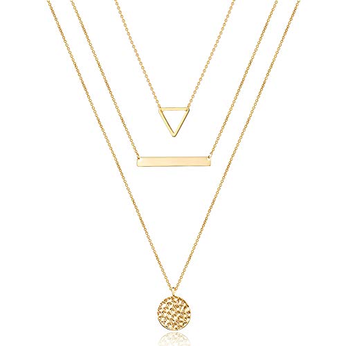 Turandoss Dainty Layering Pearls Necklace