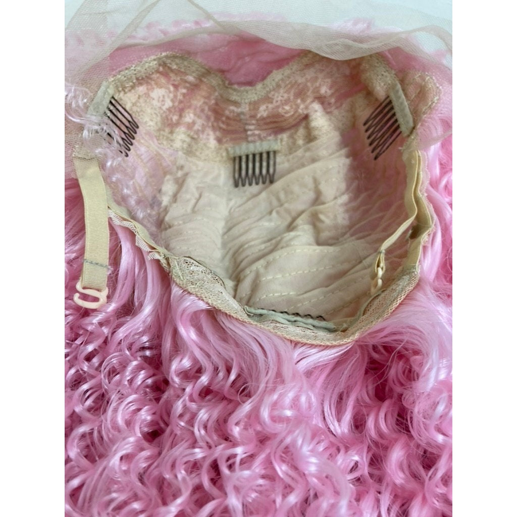 Short Pink Wig,Afro Kinky Curly Wig,Lace Front Wig,Short Bob Wig,Shoulder Length Wig,Wigs,Lace Front Pink Wig,Pastel Pink Wigs,Pink Lace Wig