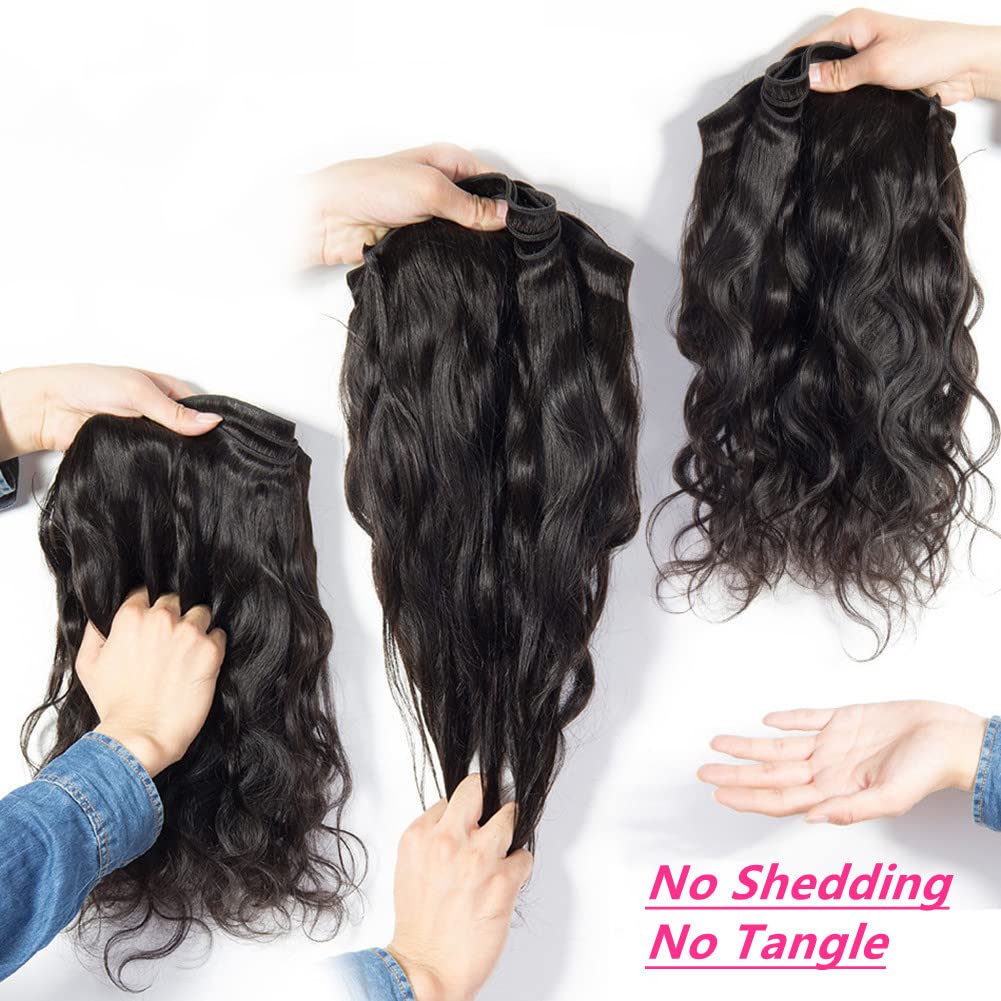 Body Wave Bundles With Closure Brazilian Hair Bundles With Closure