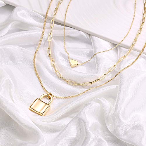 Turandoss Dainty Layering Pearls Necklace