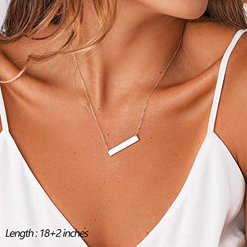Turandoss Dainty Layering Pearls Necklace