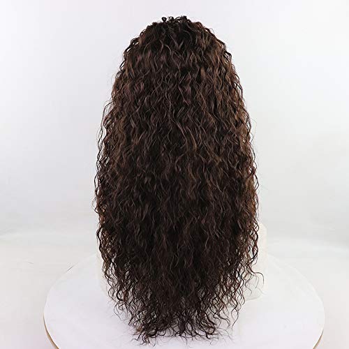 13x4 Free Part Brown Kinky Curly Lace Front Wigs
