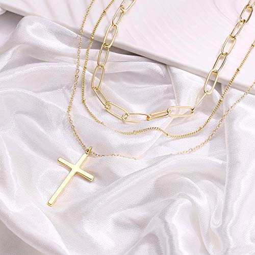 Turandoss Dainty Layering Pearls Necklace