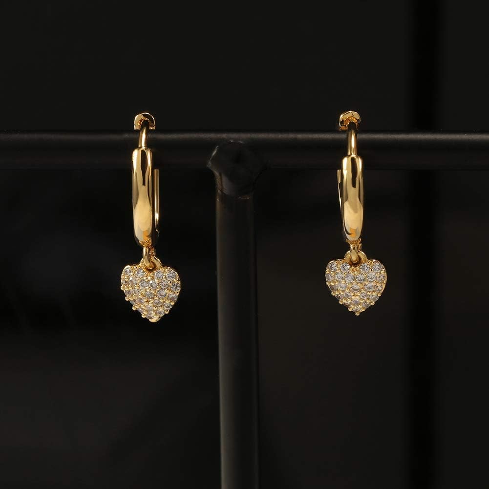 18K Gold Plated Huggie Small Hoop Earrings