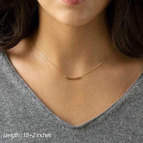 Turandoss Dainty Layering Pearls Necklace