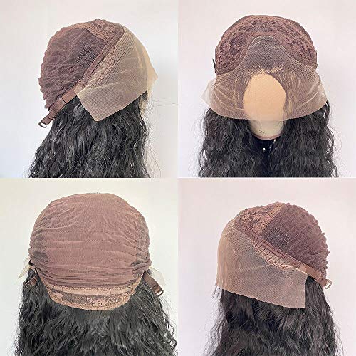 13x4 Free Part Brown Kinky Curly Lace Front Wigs