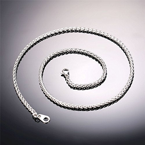 22'' Stainless Steel Punk Tag Pendant Rock Razor Blade Necklace
